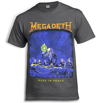 Футболка MEGADETH Rust In Peace графітова, фото 2