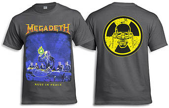 Футболка MEGADETH Rust In Peace графітова, фото 1