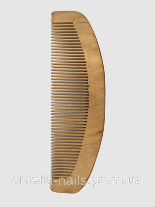 Гребінець для розчісування волосся дерев'яний № С ширина 13.5 см ON