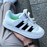 Мужские кроссовки Adidas Adimatic White/Black/Grey адидас