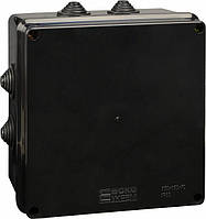 Распределительная коробка серии UAtmo Jet Black 150*150*70, ІР65 чорная АСКО-УКРЕМ A0150170035
