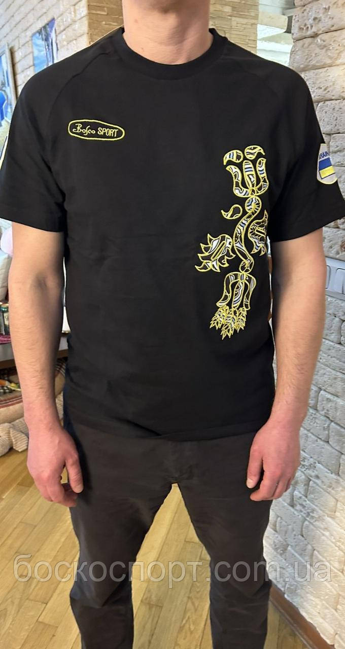 Чоловічі футболки Bosco Sport білі груди 🇺🇦 Бавовна. Італія🇮🇹 S М L XL, фото 1