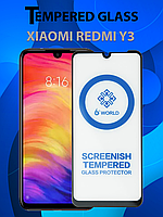Защитное стекло для Xiaomi Redmi Y3 , Ксиоми Редми У3 ( Premium Tempered 6D Glass )