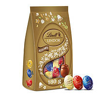 Lindt LINDOR Easter Eggs Шоколадні яйця Асорті 180g
