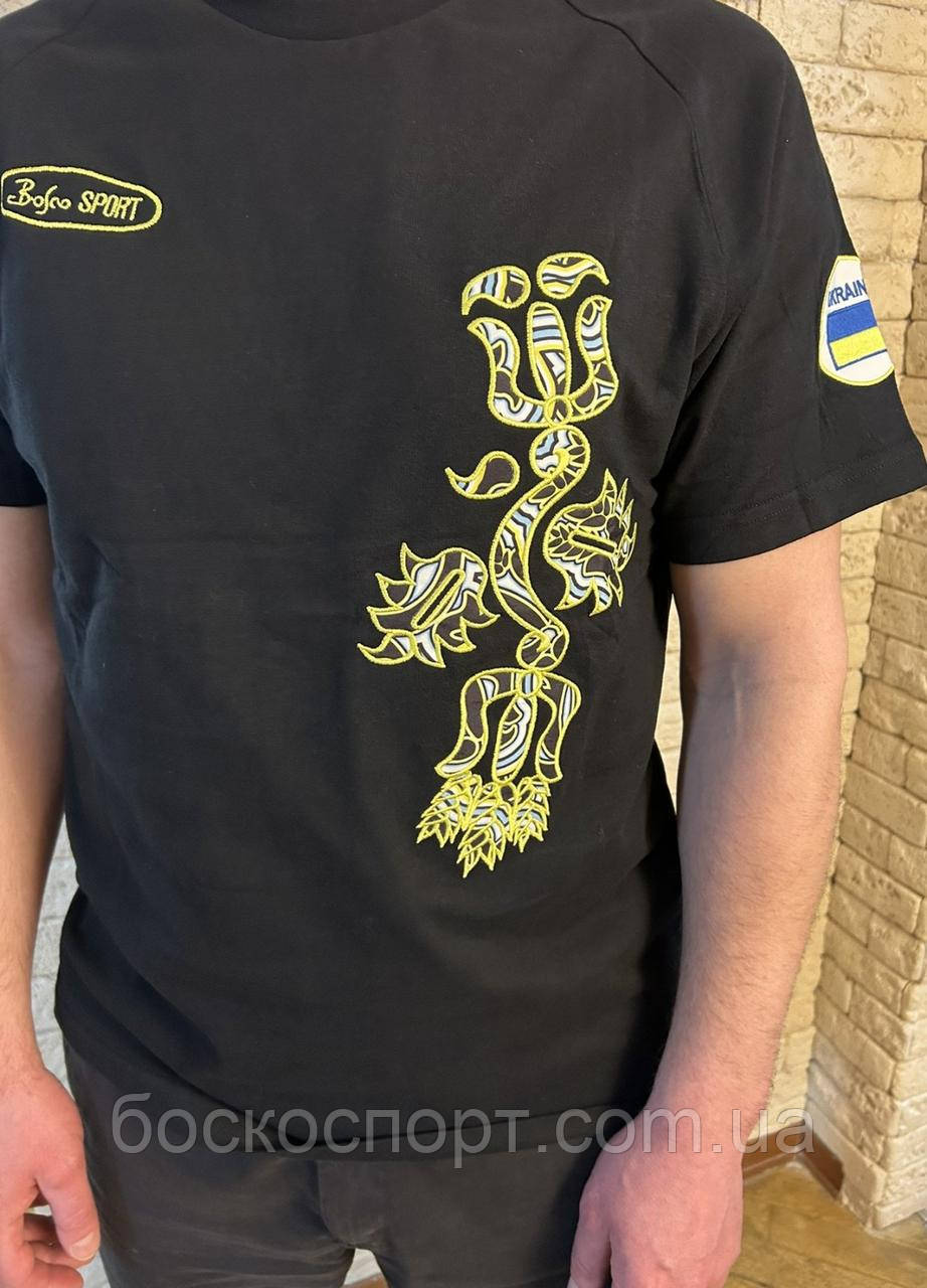 Чоловічі футболки Bosco Sport білі груди 🇺🇦 Бавовна. Італія🇮🇹 S М L XL