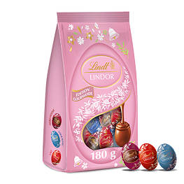 Lindt LINDOR Easter Eggs Шоколадні яйця асорті 180g