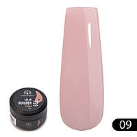 Гель для моделирования ногтей Global Fashion Color Builder Gel №09 Peach 15 мл (Персиковый)