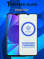 Защитное стекло для Vivo Y91 , Виво У91 ( Premium Tempered 6D Glass )