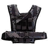 Жилет-обтяжувач набірний 10 кг жилет з регулюванням ваги Zelart TA-3271-1, фото 3