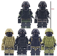 Фигурки спецназовцы солдаты военные SWAT BrickArms для Лего Lego
