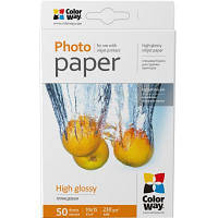 Фотобумага ColorWay 10x15 230г glossy, 50с (PG2300504R) tp