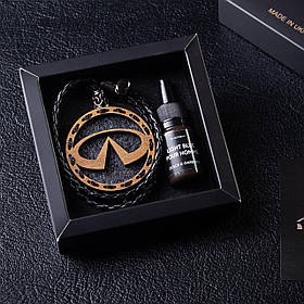 Ароматизатор в машину INFINITI з світлого дерева, подарунок чоловікові