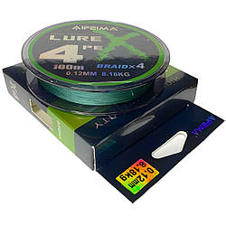 Шнур Feima Lure PE X4 100m Moss Green NEW 2024