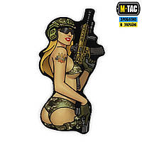 M-Tac наклейка Tactical girl №4 MM14