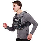 Жилет-навантажувач посилений 15 кг жилет з регулюванням ваги Zelart TA-7806-15, фото 10