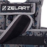 Жилет-обтяжувач набірний 10 кг жилет з регулюванням ваги Zelart TA-7806-10, фото 7