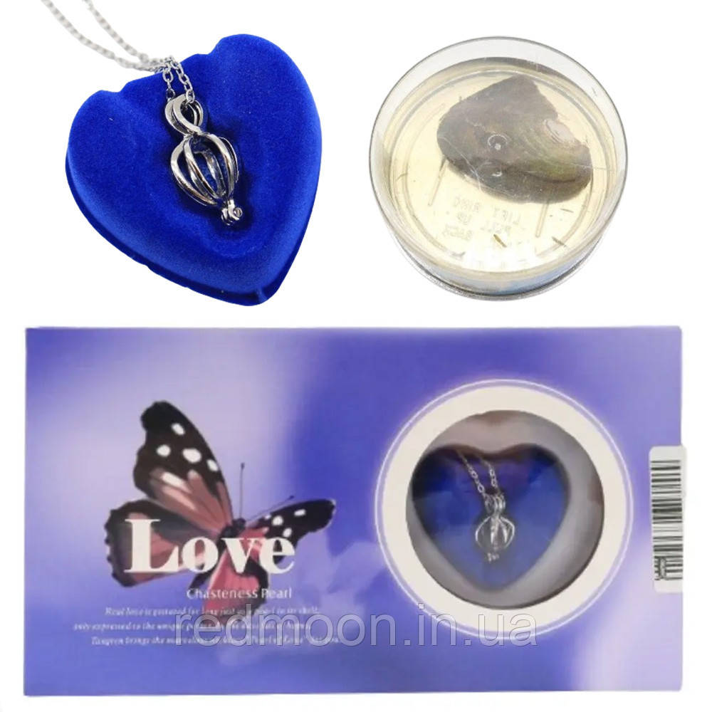 Перлина бажань з кулоном у подарунковій коробці 42 см, AD-2169 / Підвіска на шию / Кулон, фото 1