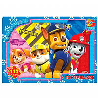 Пазлы G-Toys 117 элем Paw Patrol (Щенячий патруль) 0888 19*14*3 см в коробке+плакат