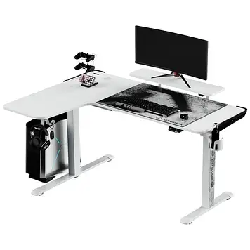 Геймерський ігровий стіл ULTRADESK Winger White