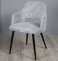 Стілець Ронда світло-сірий вельвет PrestolTM