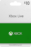 Пополнение Xbox Live Gift Card на 10$ (USD)