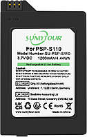 Акумулятор SUNLYTOUR для PSP S110, PSP-S110, літій-іонний 1200 мАг, 3,7 В для Sony Playstation PSP2000 3000
