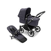 Универсальная коляска 2 в 1 Bugaboo Donkey 5 Mono, шасси Graphite текстиль Stormy Blue (8717447299929)