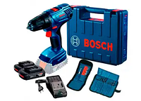 Аккумуляторная дрель-шуруповерт Bosch Professional GSR 180-Li с 2 акб GBA 18V 2.0 Ah, з/у GAL 18V-20