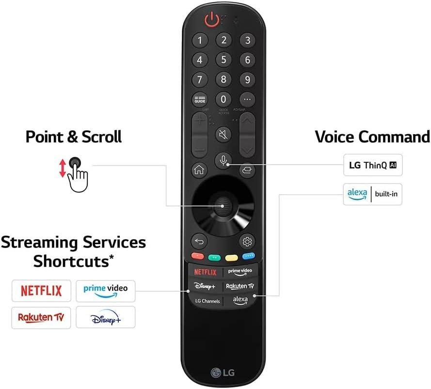 Оригінальний пульт LG Magic Remote AN-MR23GA (AKB76043103) для телевізорів LG 2022-2023р