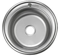 Мийка кухонна врізна MONRO 510 (08/180) Decor кругла
