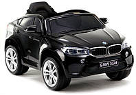 Электромобиль LeanToys BMW X6 лакированный 2х6 В, Black (5902808157069)