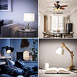 Світлодіодні лампи iLC, еквівалентна потужність 40 Вт, із зміною кольору, 5 Вт, байонетний роз'єм B22 A60, RGBW, білий колір RGB, фото 4