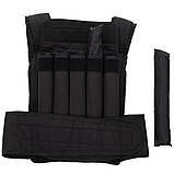 Жилет-обтяжувач набірний 20 кг жилет з регулюванням ваги Zelart FI-2630-20, фото 3