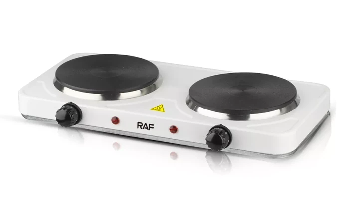 Плита електрична двокомфоркова дискова RAF R8020A/2020A з регулюванням потужностей YU227 - фото 1 - id-p2141074065