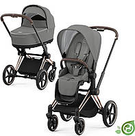 Универсальная коляска 2 в 1 Cybex Priam 4.0 Conscious Collection, Pearl Grey (под заказ 5-10 дней)