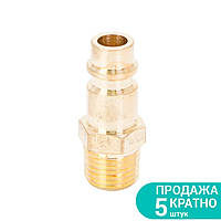 Штуцер с наружным резьбовым соединением MT 1/4" (латунь) SIGMA (7022511)