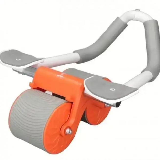 Тренажер колесо для преса з упорами для ліктів і автоматичним відскоком Wheel