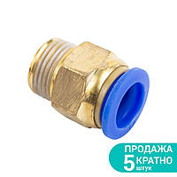 Штуцер цанговый (прямой) Ø12мм МТ 1/4" SIGMA (7026971)