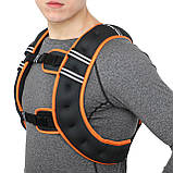 Жилет-обважнювач із фіксованою вагою 10 кг Zelart XB9300-10, фото 8