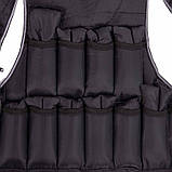 Жилет-обважнювач збірний 10 кг жилет із регулюванням ваги Record XB9201, фото 3