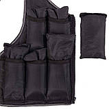 Жилет-обважнювач збірний 10 кг жилет із регулюванням ваги Record XB9201, фото 4