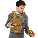 Жилет-обважнювач збірний 10 кг жилет із регулюванням ваги Zelart TA-0900, фото 4