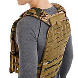 Жилет-обважнювач збірний 10 кг жилет із регулюванням ваги Zelart TA-0900, фото 5