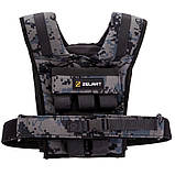 Жилет-обважнювач збірний 10 кг жилет із регулюванням ваги Zelart TA-3271-1, фото 2