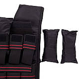 Жилет-обважнювач збірний 6 кг жилет із регулюванням ваги Zelart TA-4799-6, фото 3