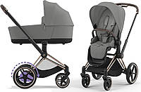 Универсальная коляска 2 в 1 Cybex e-Priam 4.0, Mirage Grey (под заказ 5-10 дней)