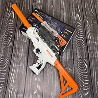 Blaster пистолет на орбизах и мягких пулях, бластер орбибольный, игрушка с электрическим аккумулятором