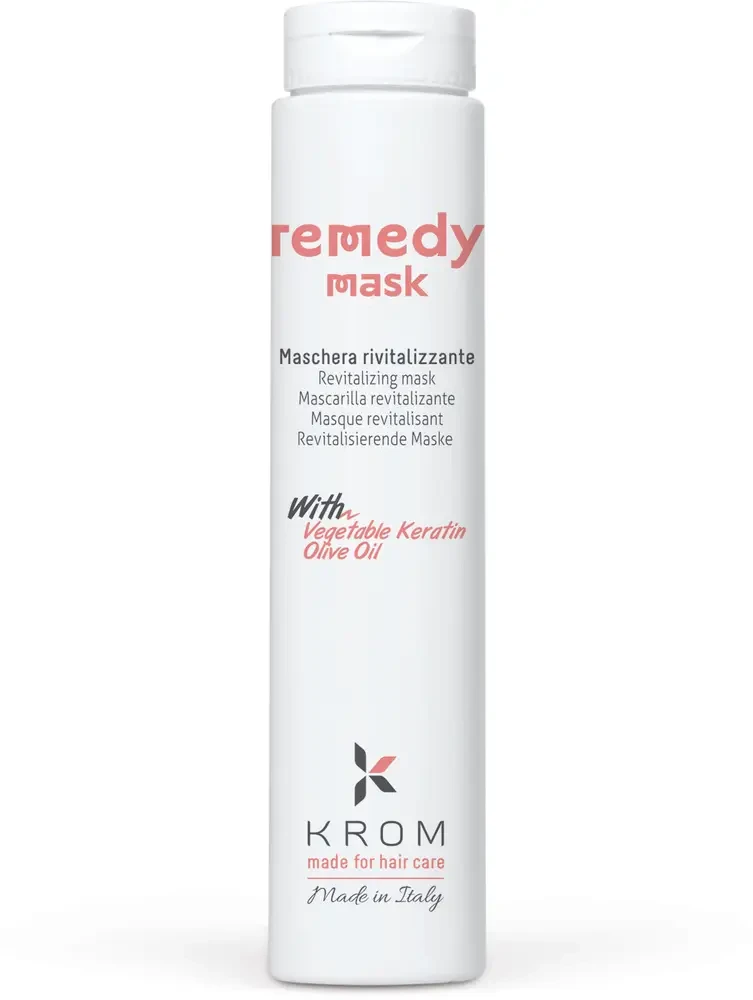 Krom Remedy Mask Відновлююча маска з рослинним кератином та олією оливи 250 мл (Оригінал)