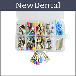 Головки для полірування набір 100шт 10х10