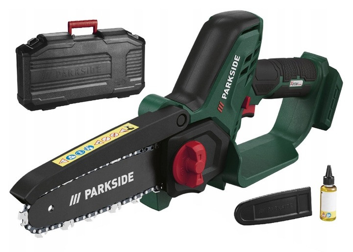 Аккумуляторная ланцюгова пила Parkside PGHSA 20-Li B2, фото 1